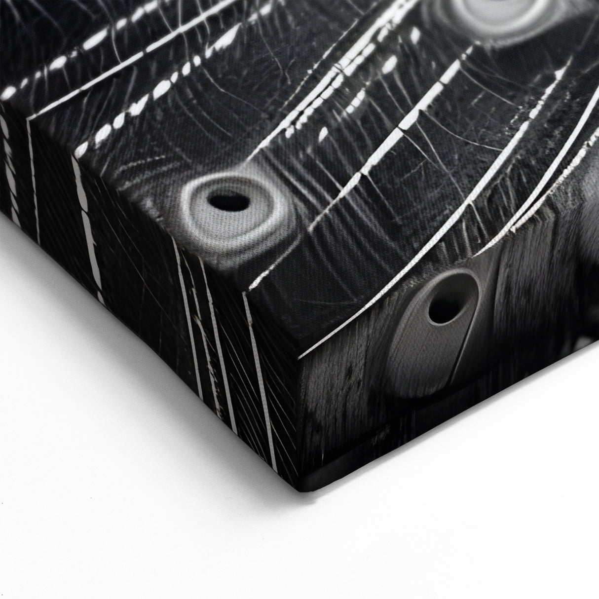 Black and White Peacock Wall Art - Elegant Monochrome Peacock Decor