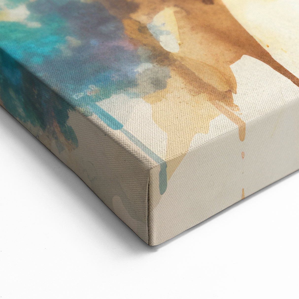 Abstract Bee Wall Art - Vibrant Watercolor Bumblebee Canvas Print