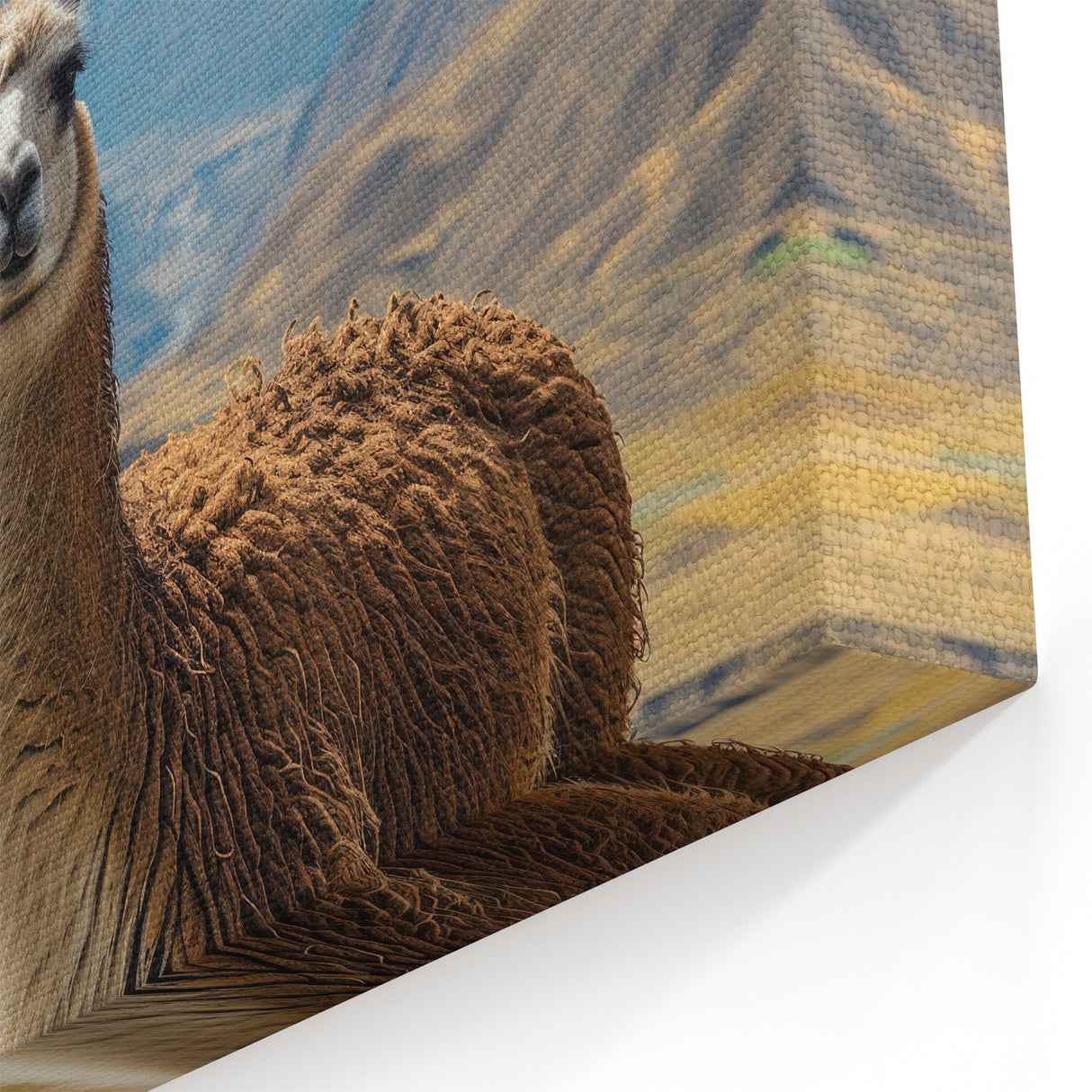 Mountain Llama Wall Art - Scenic Canvas & Framed Prints for Nature Decor