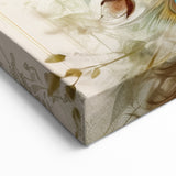 Elegant Peacock Wall Art with Floral Design - Luxurious Peacock Decor