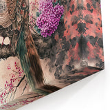 Elegant Pheasant Wall Art - Floral Wildlife Canvas & Print Decor