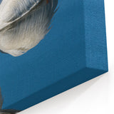 Serene Pelican Reflection Art - Tranquil Pelican Decor for Calm Spaces