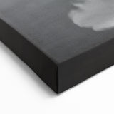 Elegant Swan Wall Art - Serene Black & White Swan Canvas Decor Print