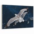 Graceful Sea Birds in Flight - Coastal Birds Print & Ocean Birds Decor