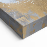 Golden Swan Wall Art | Luxurious Swan Canvas Decor with Gold Accents