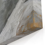 Textured Swan Wall Art - Elegant Swan Canvas Decor with Gold Highlights