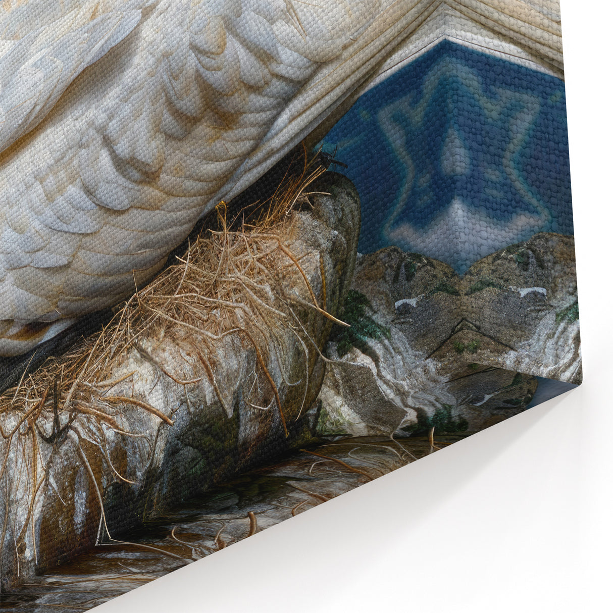 Serene Seabird Nesting - Ocean Birds Canvas Art & Coastal Wall Decor