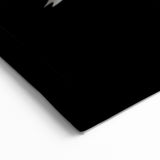 White Swan Reflection Wall Art - Elegant Swan Canvas with Black Background