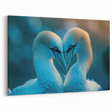 Romantic Seabird Pair - Coastal Love Birds Canvas Art & Ocean Decor