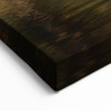 Peaceful Swan Wall Art - Tranquil Swan Canvas Print with Forest Lake