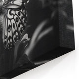 Monochrome Butterfly Wall Art - Striking Black & White Nature Decor