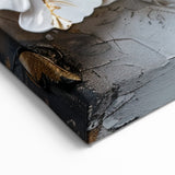 Golden Butterfly & Floral Wall Art - Elegant Canvas Print & Decor