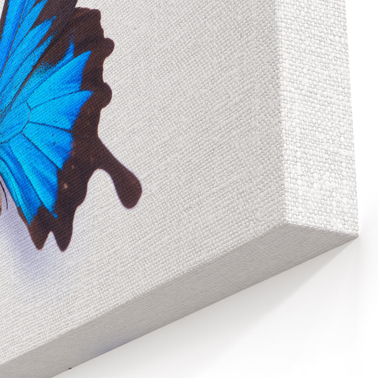 Vivid Blue Butterfly Wall Art - Striking Nature-Inspired Decor