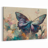Dreamy Pastel Butterfly Wall Art - Ethereal Canvas Print & Decor