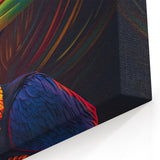 Colorful Toucan Art Print - Vibrant Tropical Birds Canvas Wall Decor