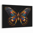 Vibrant Black Butterfly Wall Art - Bold Canvas Print & Decor