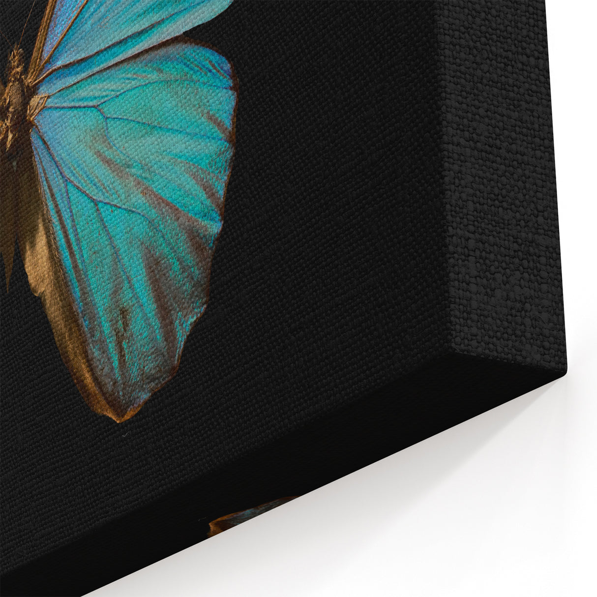 Striking Blue Butterfly Wall Art - Elegant Nature-Inspired Decor