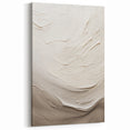 Textured Abstract Wall Art - Neutral Cream and Beige Canvas Design