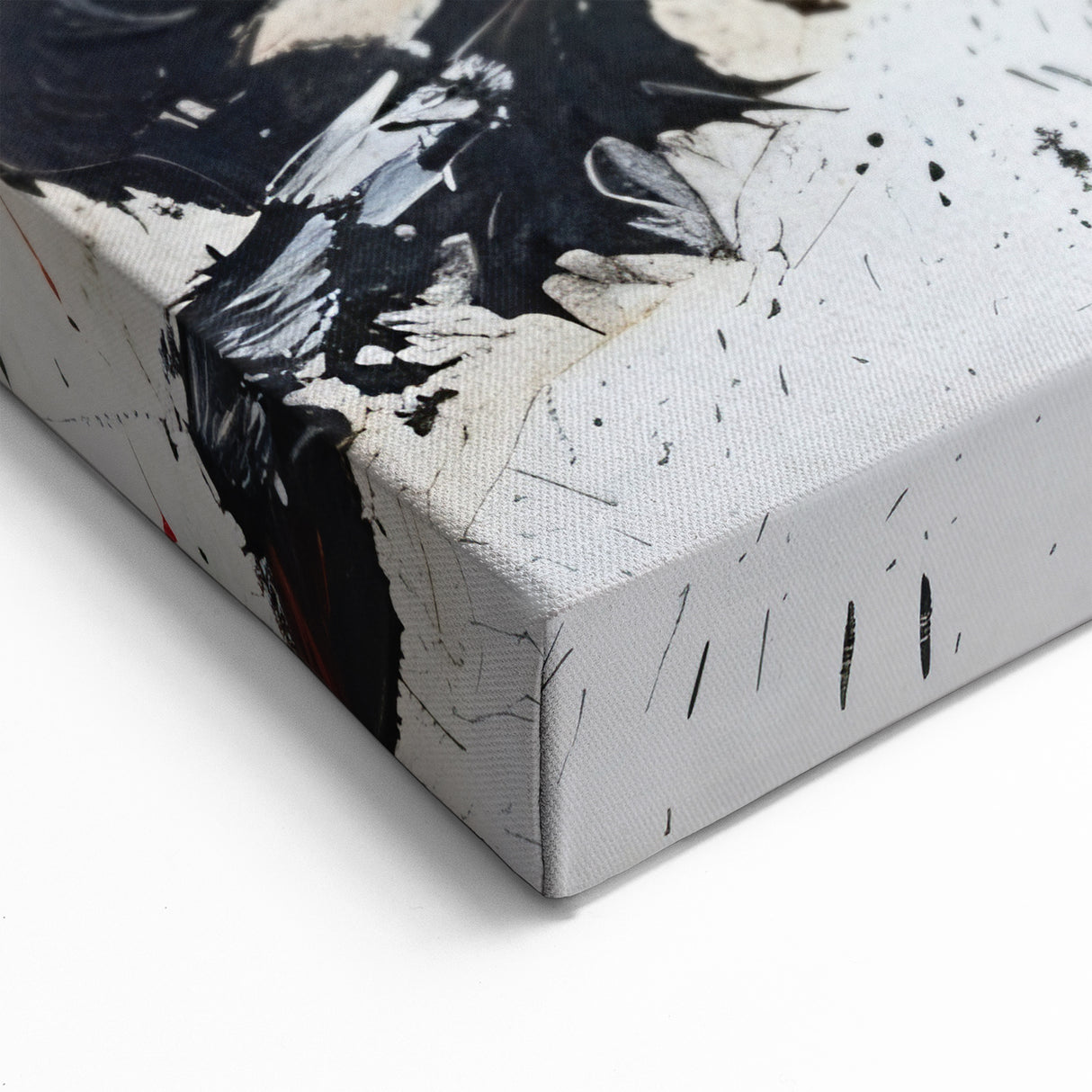 Dynamic Horse Wall Art - Energetic Horse Canvas Print in Black and White