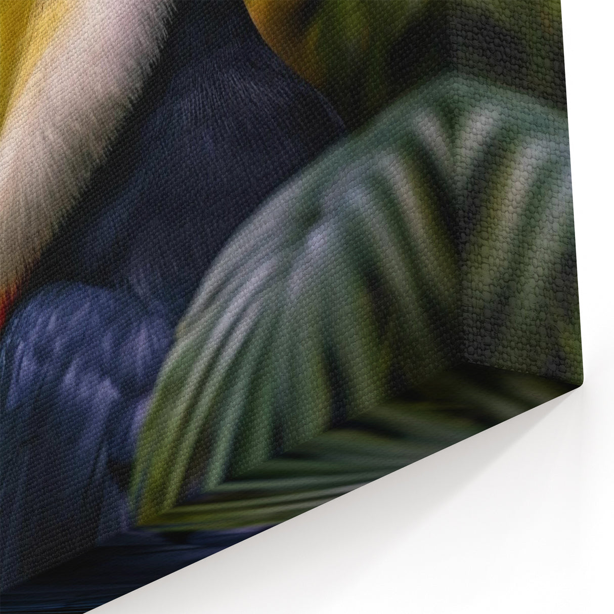 Vibrant Toucan in Tropical Foliage Wall Art - Exotic Birds Canvas Print