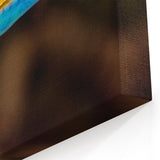 Colorful Toucan Profile Wall Art - Vibrant Tropical Birds Canvas Print