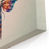 Dragonfly Wall Art - Vibrant Geometric Design - Dragonfly Canvas Print