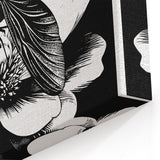 Dragonfly Framed Art - Black and White Nature Canvas & Print Decor