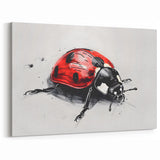 Modern Ladybug Art - Bold Ladybug Canvas & Framed Wall Decor