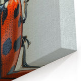 Ladybug Wall Art - Realistic Ladybug Canvas Print for Nature Enthusiasts