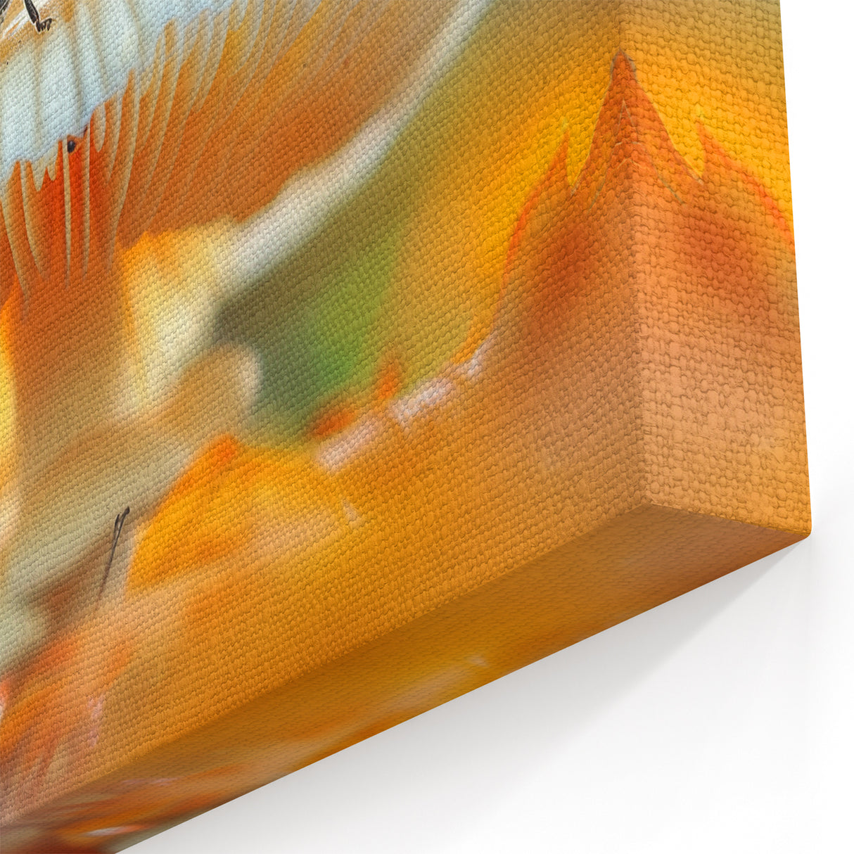 Ladybug on Mushroom - Nature-Inspired Ladybug Canvas & Framed Art"