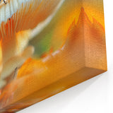 Ladybug on Mushroom - Nature-Inspired Ladybug Canvas & Framed Art"