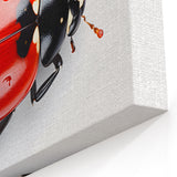 Ladybug Wall Art - Vibrant Ladybug Canvas Print for Modern Home Decor