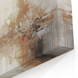 Modern Abstract Wall Art – Serene Urban Landscape in Neutral Hues