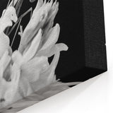 Praying Mantis Art - Black & White Canvas Print for Nature Wall Decor