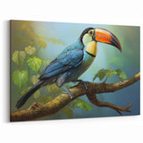 Tropical Toucan Wall Art - Vibrant Bird Print Exotic Nature Decor