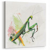 Mantis Wall Art - Praying Mantis Canvas Print | Insect Decor for Nature Lovers