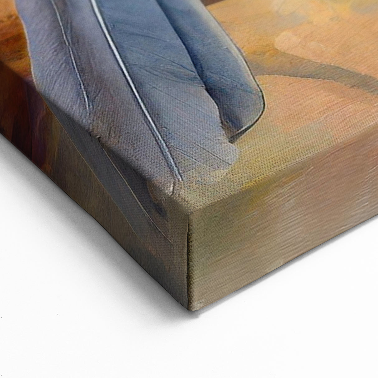 Warm Tropical Bird Pair Wall Art - Soft Tones and Nature Decor