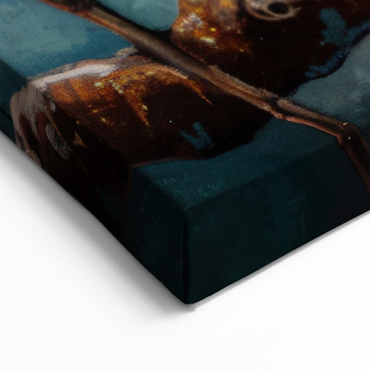 Colorful Tropical Bird Wall Art - Exotic Kingfisher Canvas Print - Framed Art