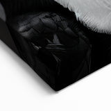 Monochrome Tropical Bird Wall Art - Exotic Toucan Canvas Print - Framed Art