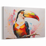 Colorful Toucan Wall Art - Vibrant Tropical Birds Canvas Print - Framed Art
