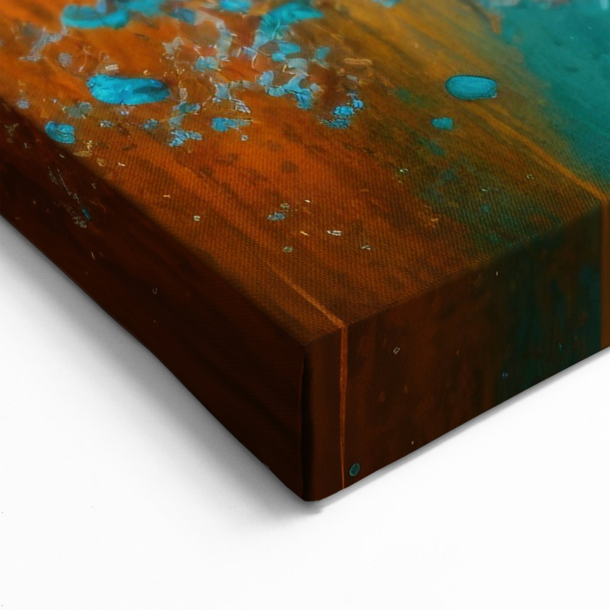 Dynamic Kingfisher Wall Art - Vibrant Splashing Tropical Bird Canvas Print