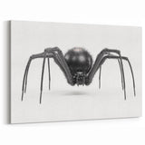 Bold Black Spider Wall Art - Minimalist Arachnid Canvas & Prints