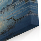 Elegant Egret Wall Art - Serene Mountain Scenery in Canvas & Framed Prints