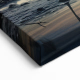 Elegant Egret Wall Art - Serene Mountain Scenery in Canvas & Framed Prints