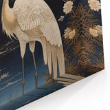 Elegant Heron Art - Moonlit Night Scene in Framed & Canvas Prints