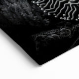 Coral Wall Art - Black and White Coral Canvas Print & Framed Art Decor