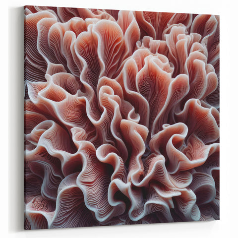 Coral Wall Art - Elegant Coral Canvas Print & Framed Art for Home Decor