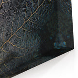 Coral Wall Art - Intricate Black Coral Canvas Print & Framed Art Decor