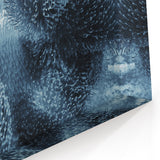 Coral Wall Art - Serene Blue Coral Canvas Print & Framed Art Decor