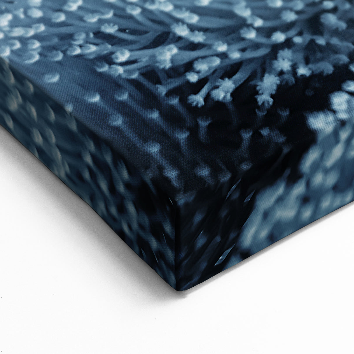 Coral Wall Art - Serene Blue Coral Canvas Print & Framed Art Decor